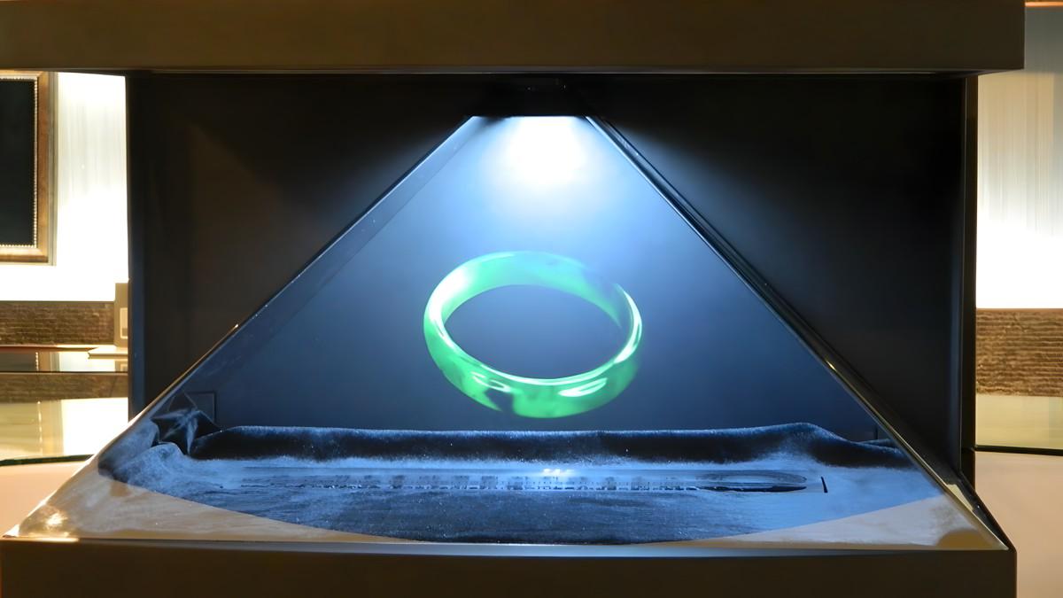 全息展示柜:創(chuàng)新全息技術(shù)的多角度奇觀