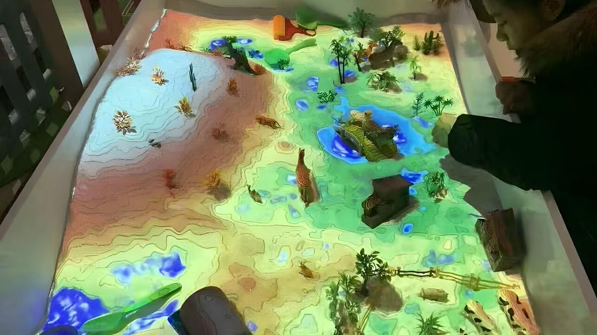 夢幻沙灘樂園：兒童互動投影的未來