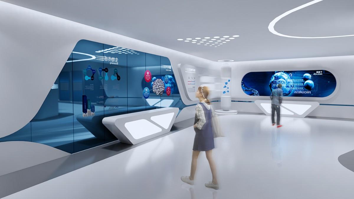 數(shù)字生物傳感公司展廳:融合技術與體驗的未來之窗