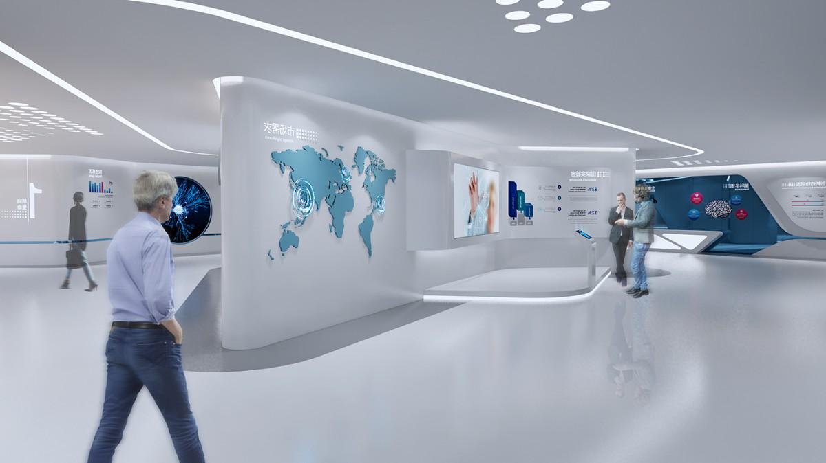 數(shù)字生物傳感公司展廳:融合技術與體驗的未來之窗