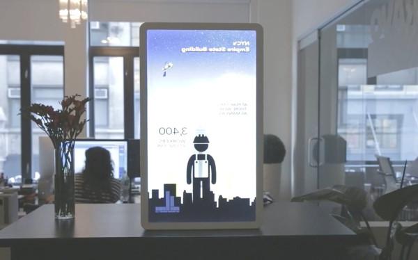 藝術未來之光：透明互動補光屏幕展覽