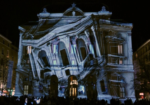 未來城市建筑投影：3DMapping的數(shù)字之舞